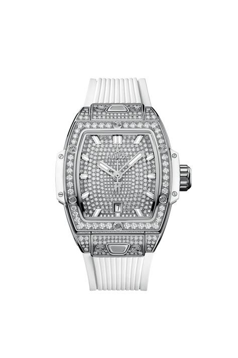 Hublot Spirit Of Big Bang Steel White Pave 32mm 